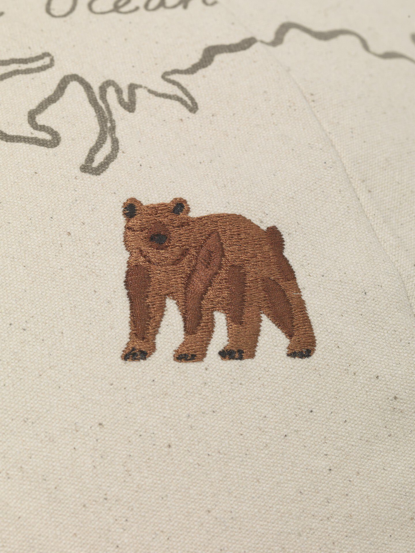 The World Pouf - Off-white