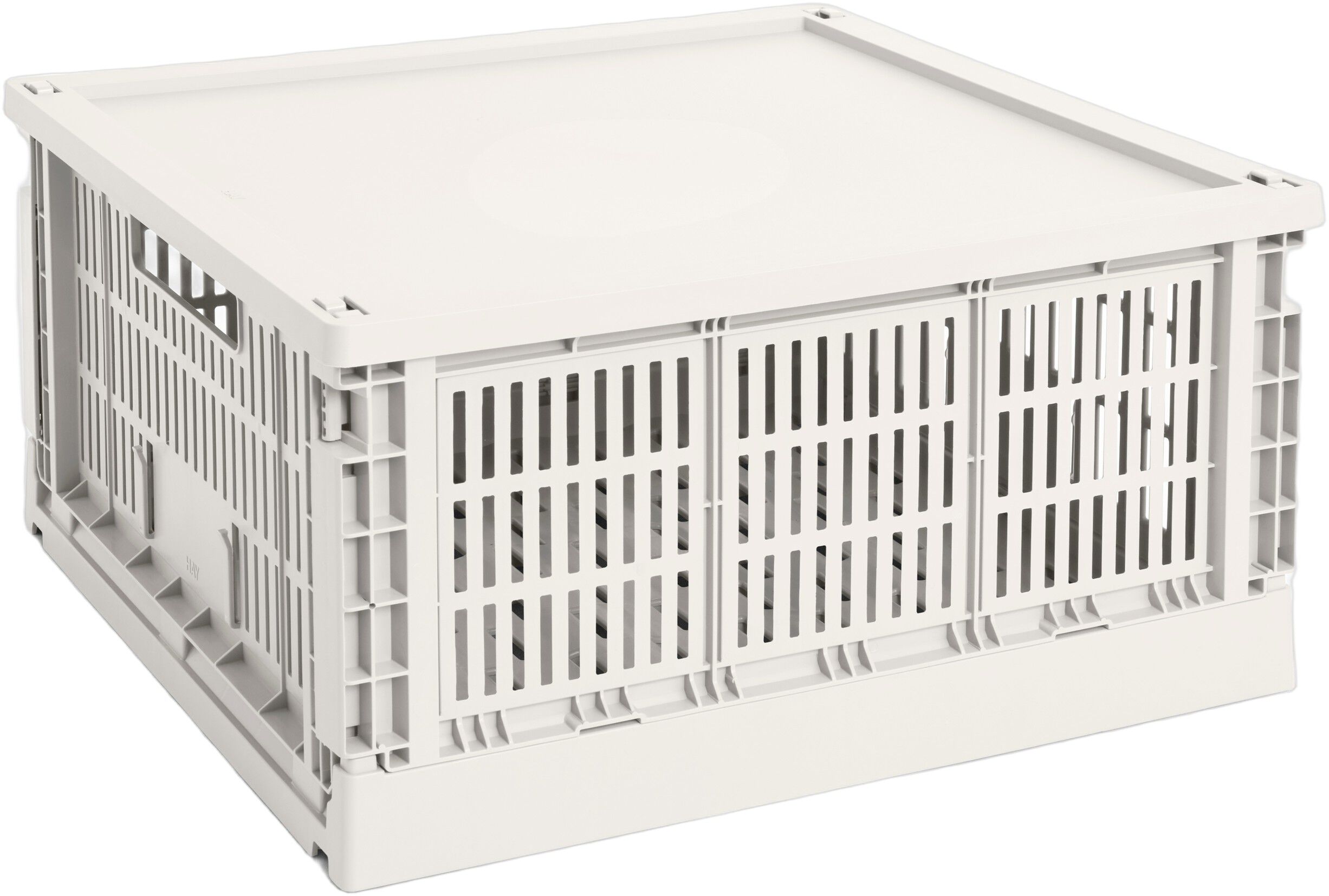 HAY Colour Crate Lid Plastic-Large Square-Sage green