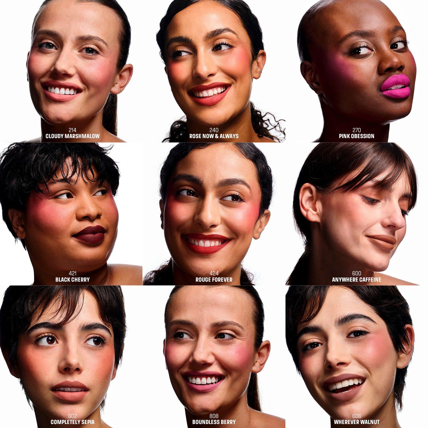 En multifunktionel flydende blush til kinder, l&aelig;ber og &oslash;jne, uden afsm