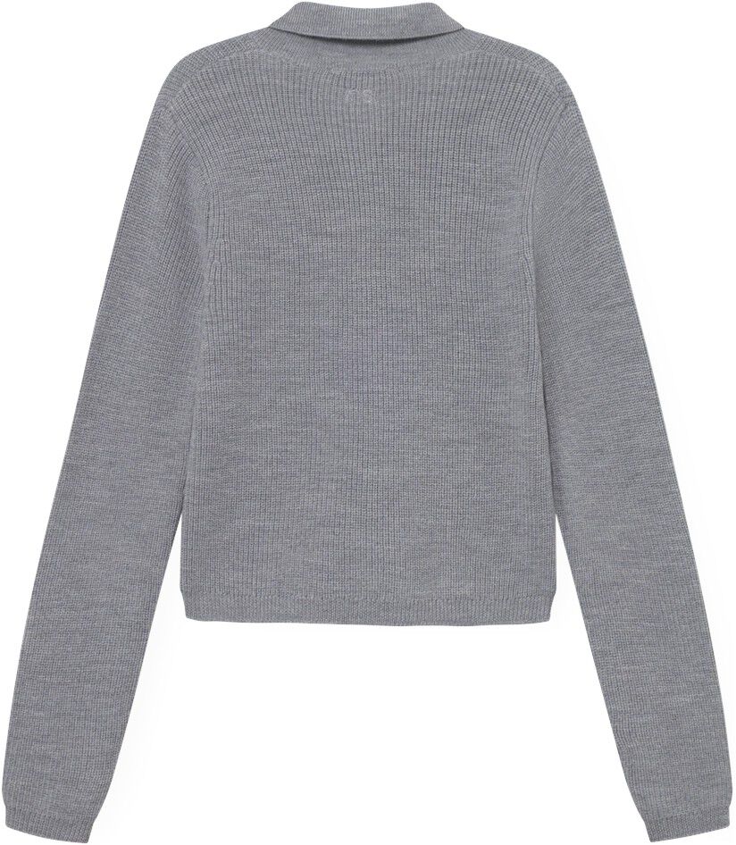 Wool Zip Cardigan Keep Me