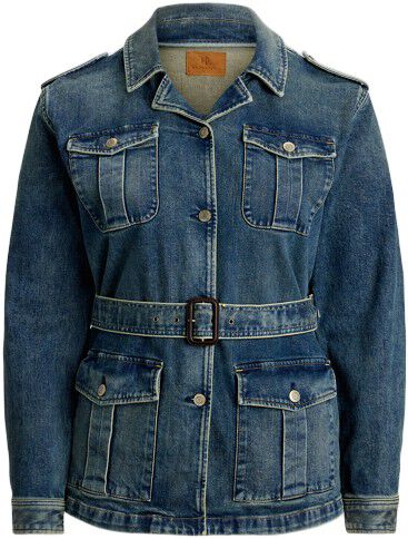 Belted Denim Field Jacket
