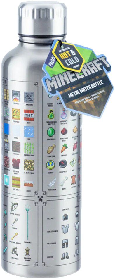 Minecraft Metal Vandflaske