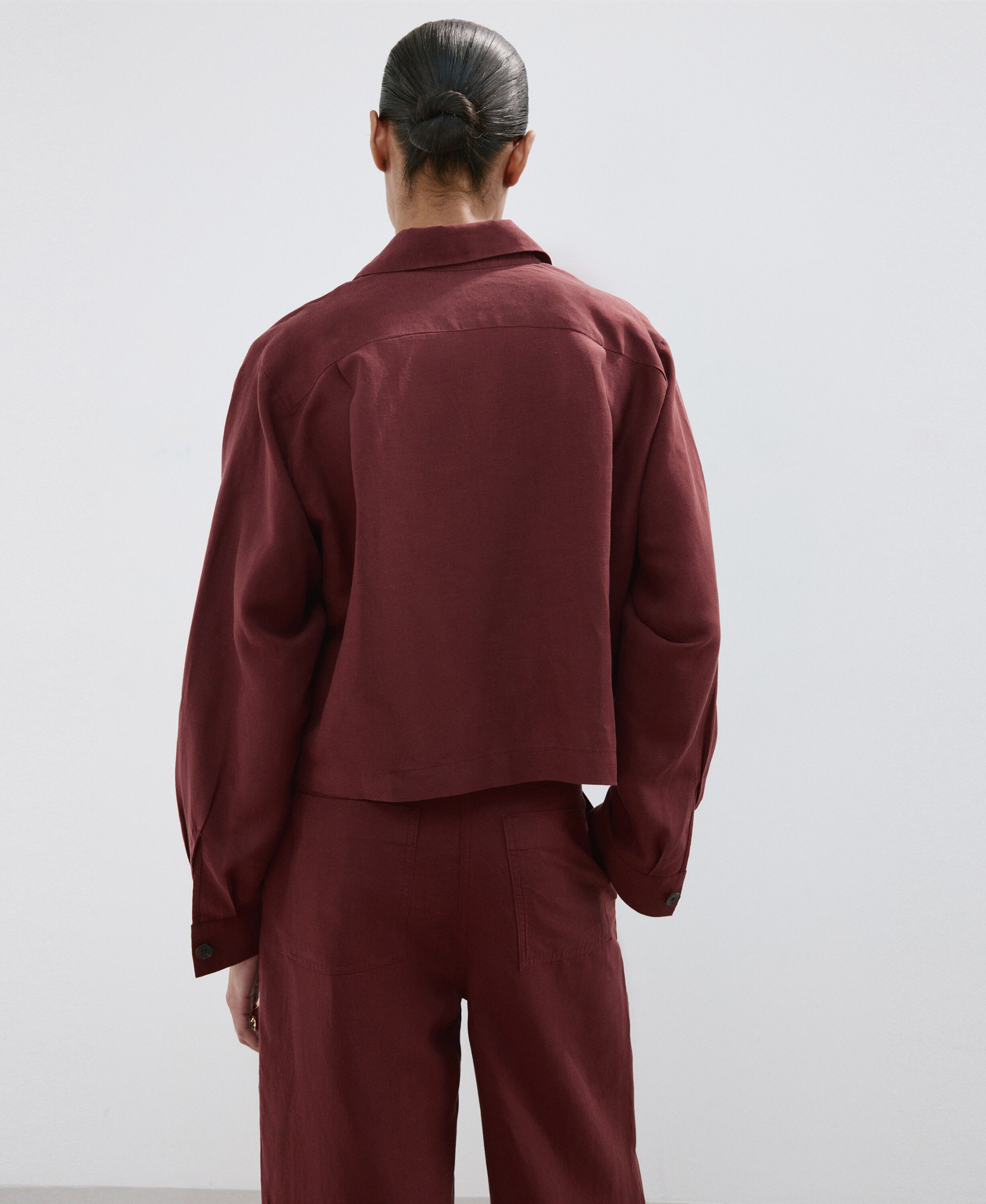 Pocket lyocell overshirt