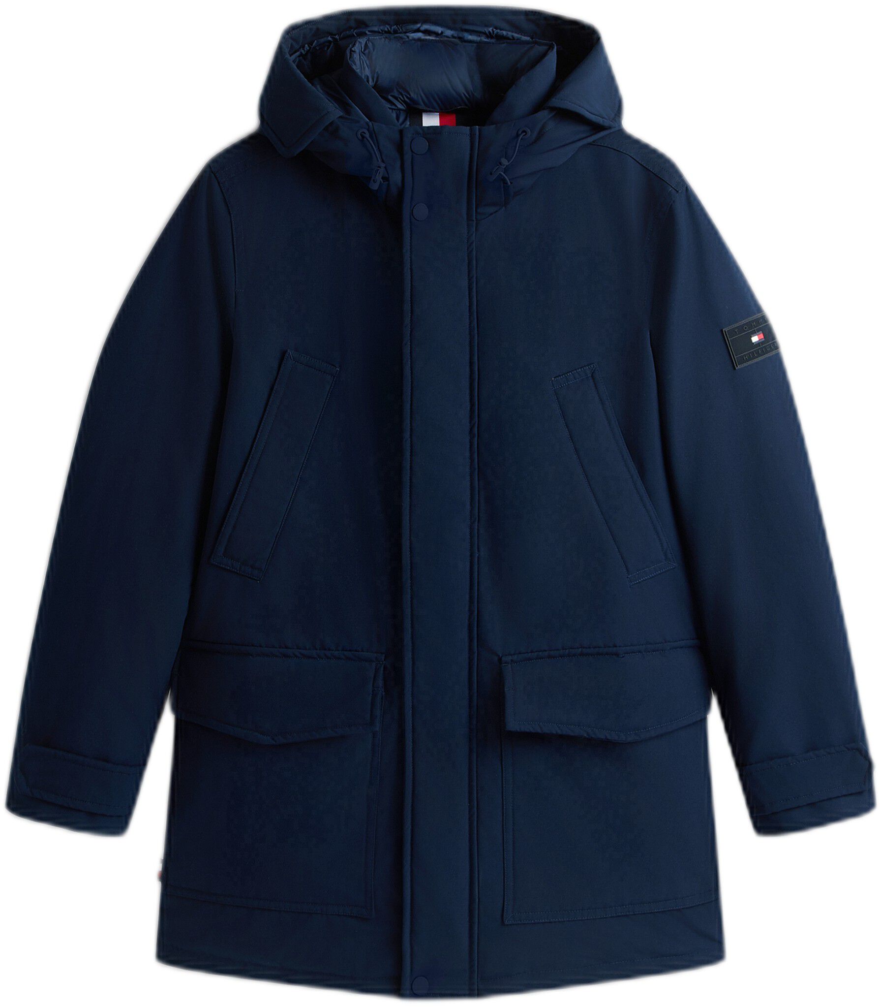 Logo Patch Down Hooded Rockie Parka