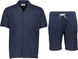 Seersucker shirt S/S+shorts