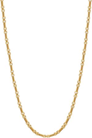 Men's Gold Modern Figaro Belcher Chain