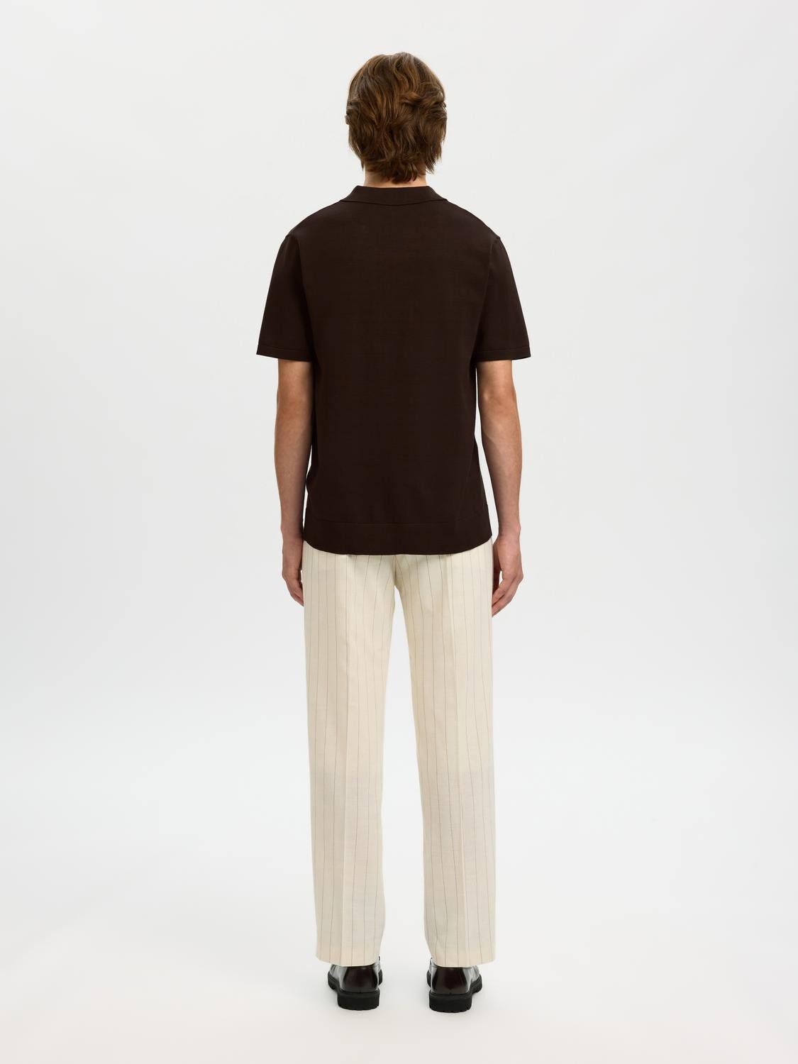 SLHTELLER SS KNIT POLO NOOS