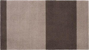 Løber, 67x120 cm, stripes-horizon sand/brun