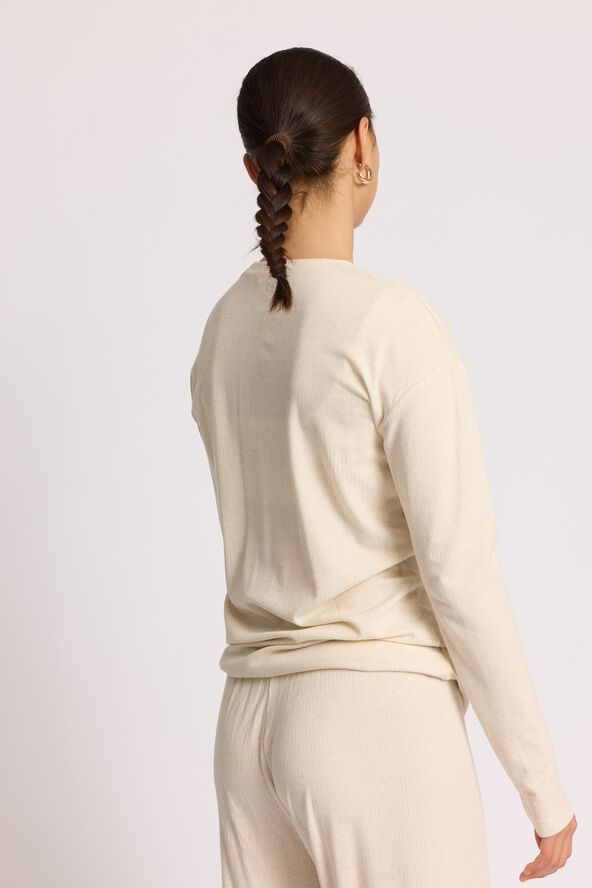 Wide Rib Straight Pants MERCI