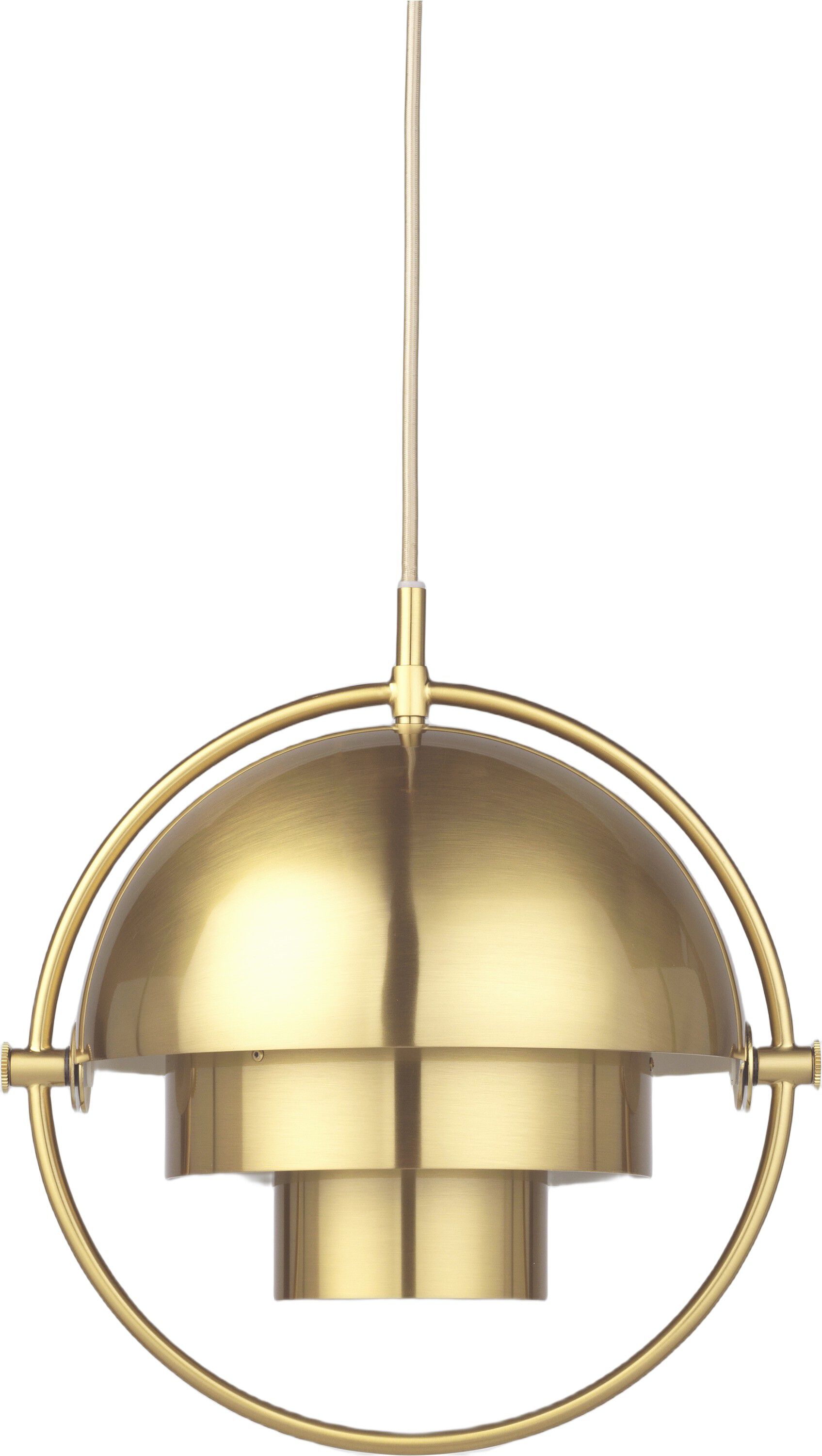 Multi-Lite Pendant - Small, Brass base, EU Shiny Brass