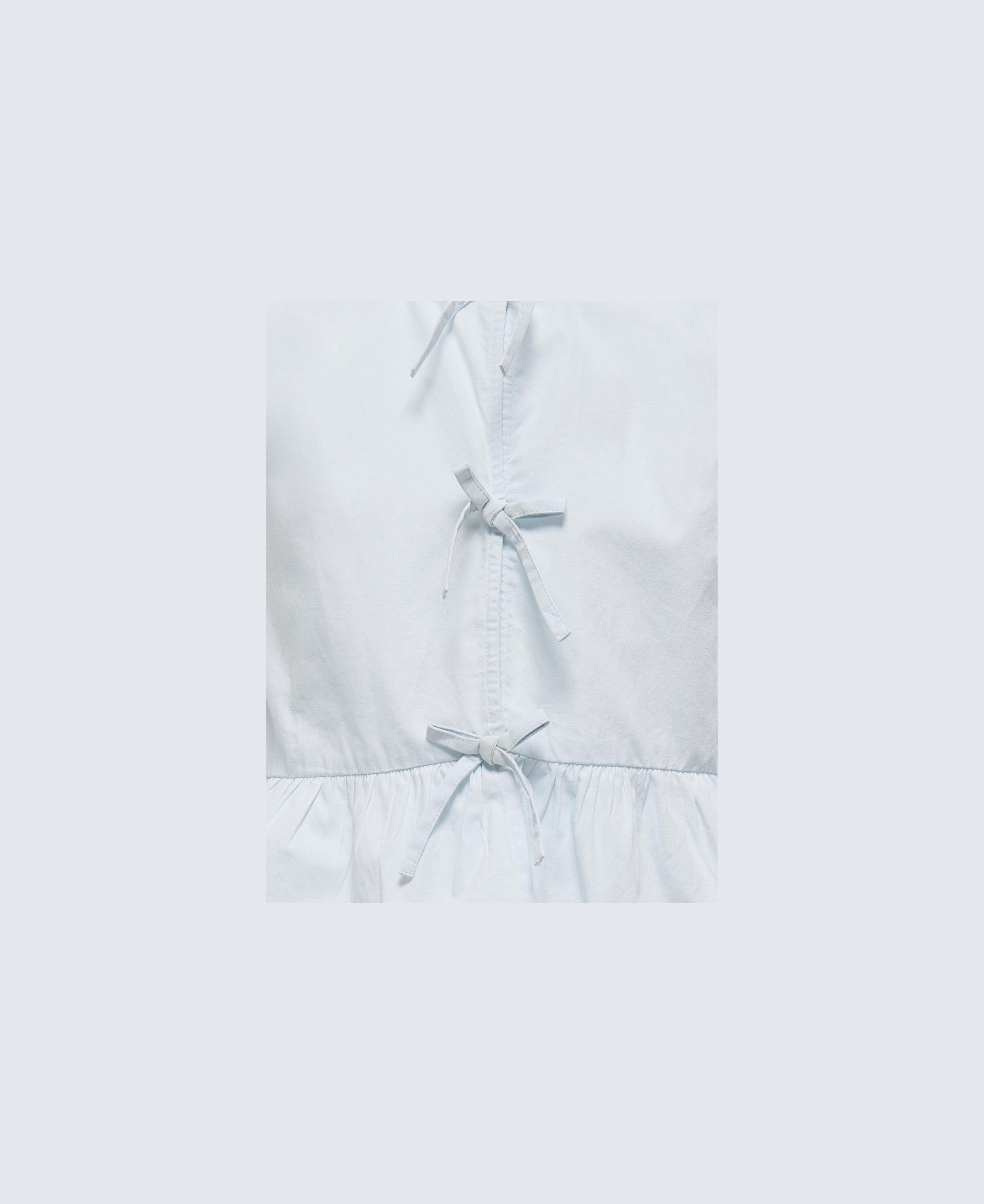KOGCLARA S/S BOW SHIRT WVN NOOS