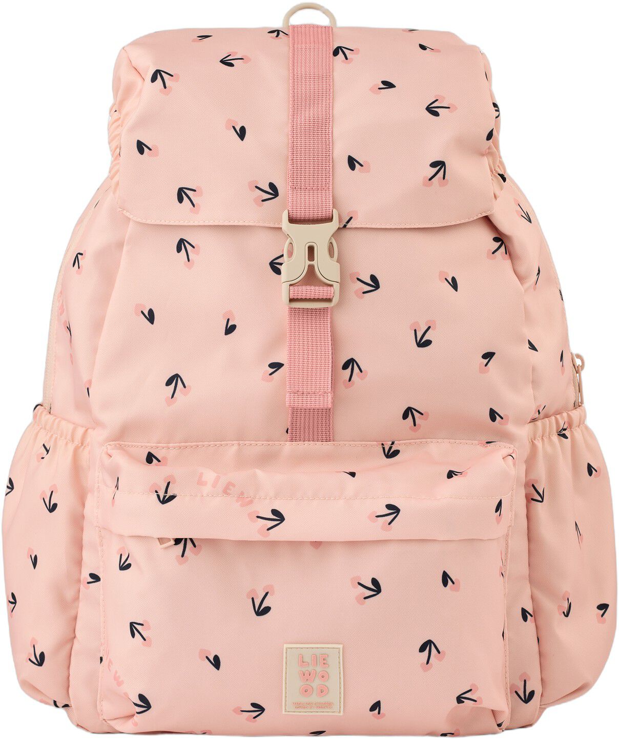Johnny School Backpack  Cherry hear