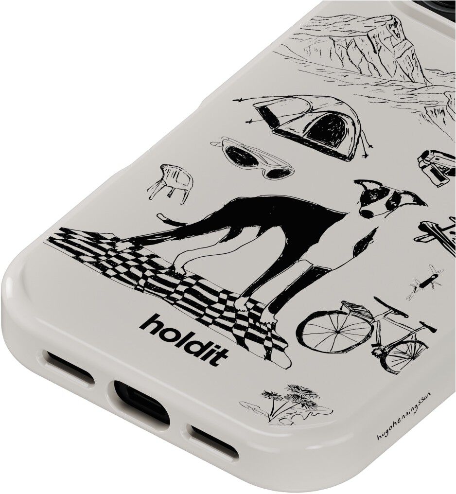 Graphic Print Case MagSafe iPhone 17 Pro Wool Gray