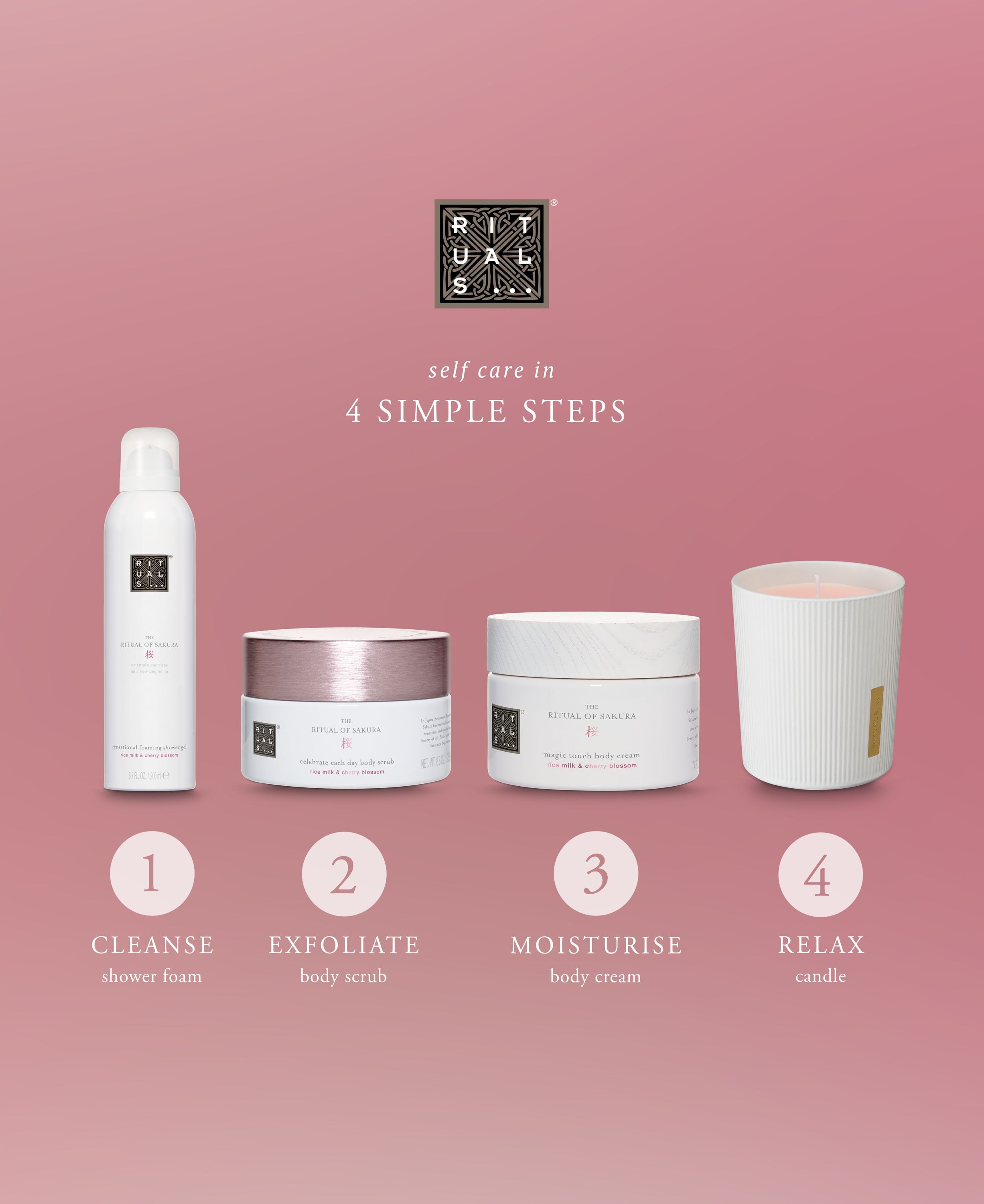 The Ritual of Sakura Scented Candle 290g