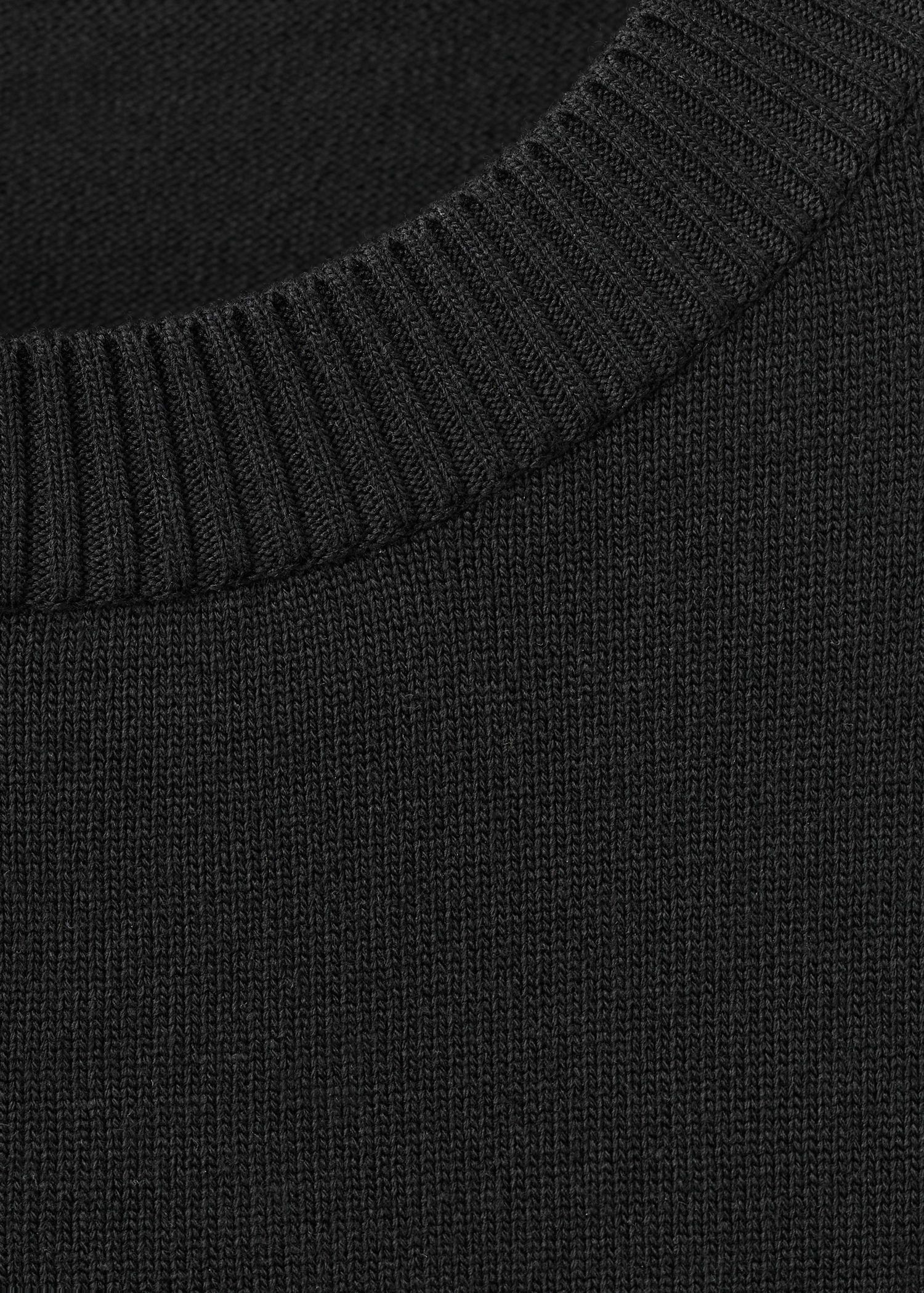 long lace-trimmed sweater