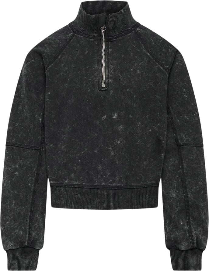 KOGDONNA L/S HALF ZIP WASHED UB SWT