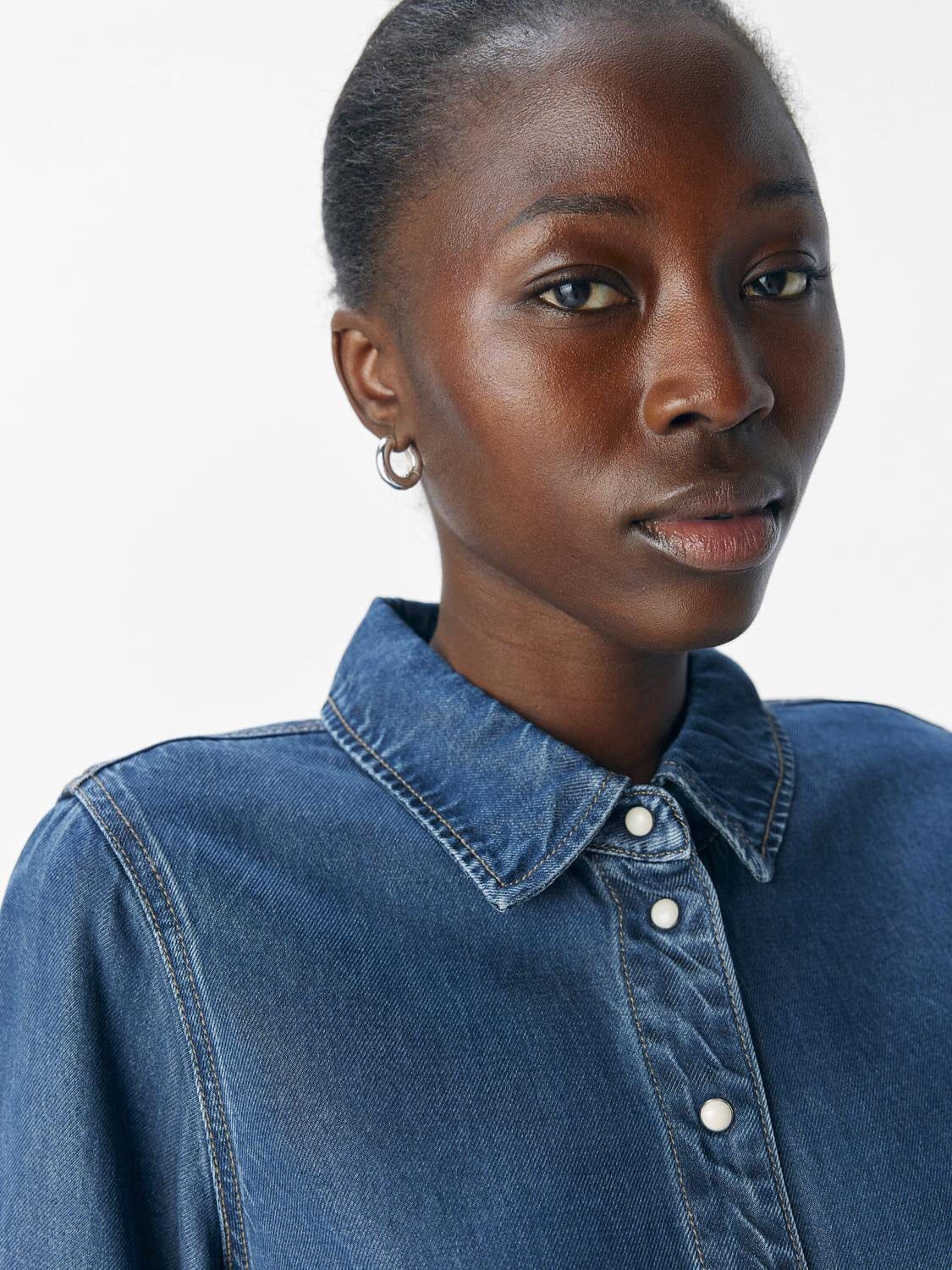 OBJFRAME 2/4 RE DENIM TOP NOOS