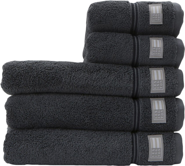 Lexington Hotel Towel Gray/Dk Gray
