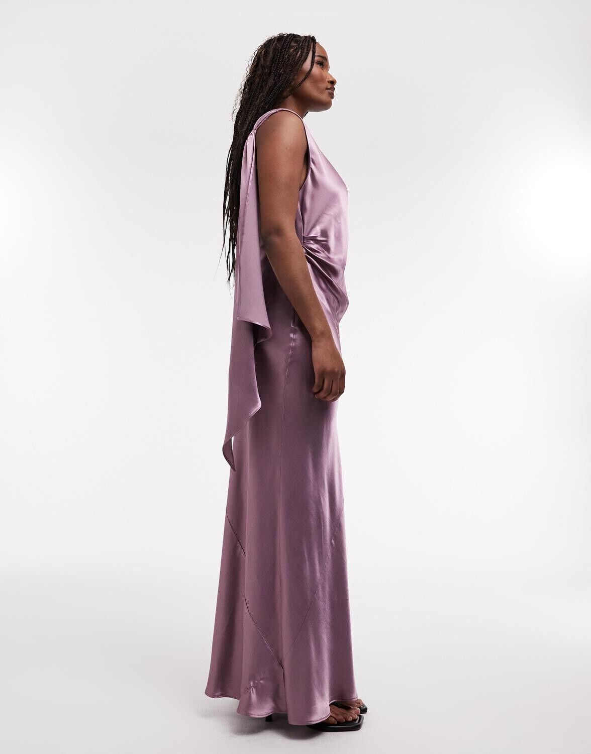 TSVEGA SL O-NECK MIDI DRESS WVN