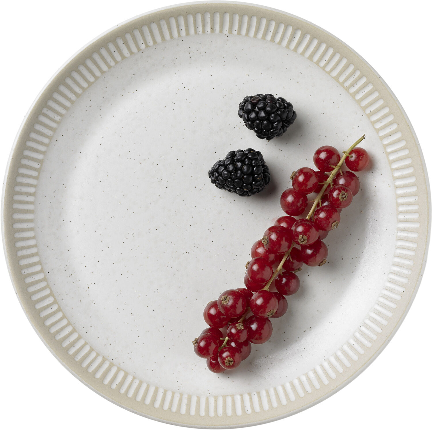 Knabstrup Colorit, tallerken, sand, &Oslash;19 cm