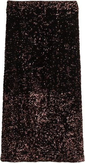 Figure fit midi skirt with elastic