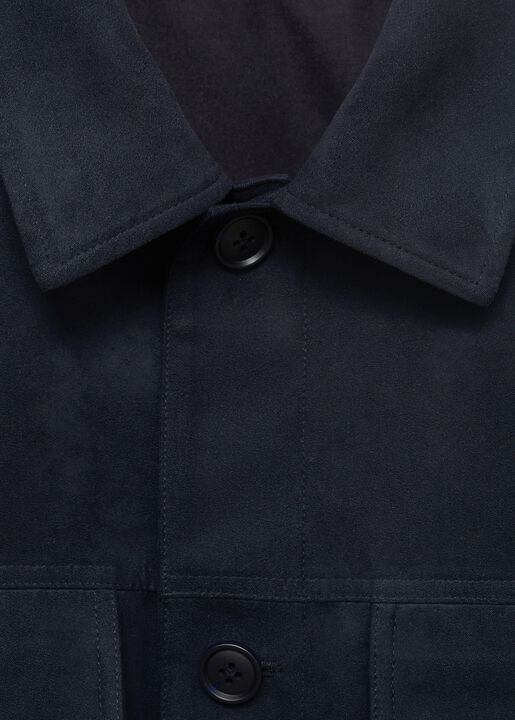 Leather-effect biker jacket