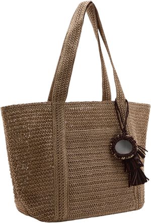 Natural fibre tote bag