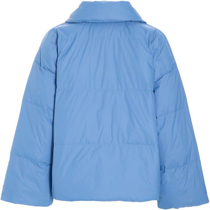 Feather down jakke med revers