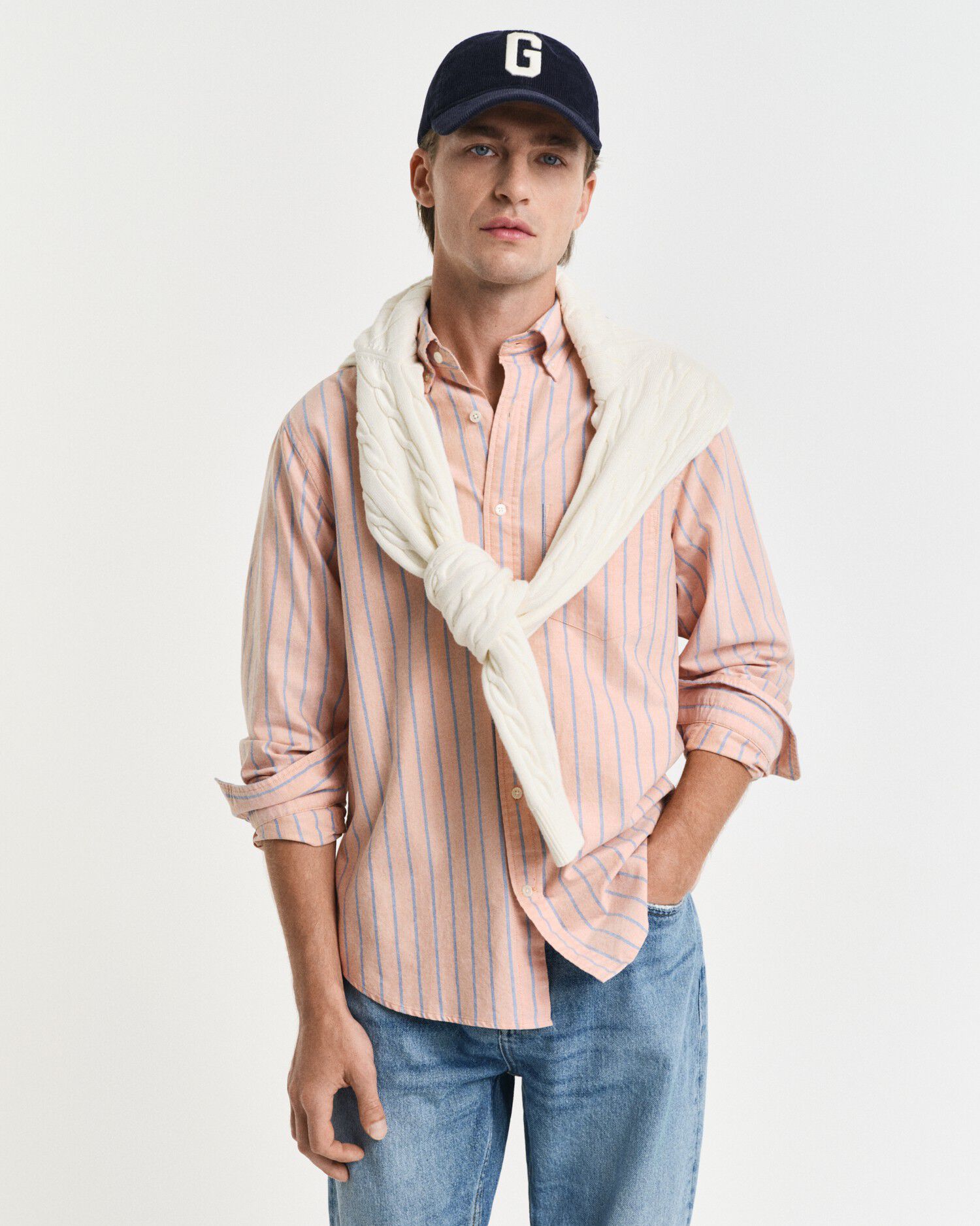 REG CLASSIC OXFORD STRIPE SHIRT