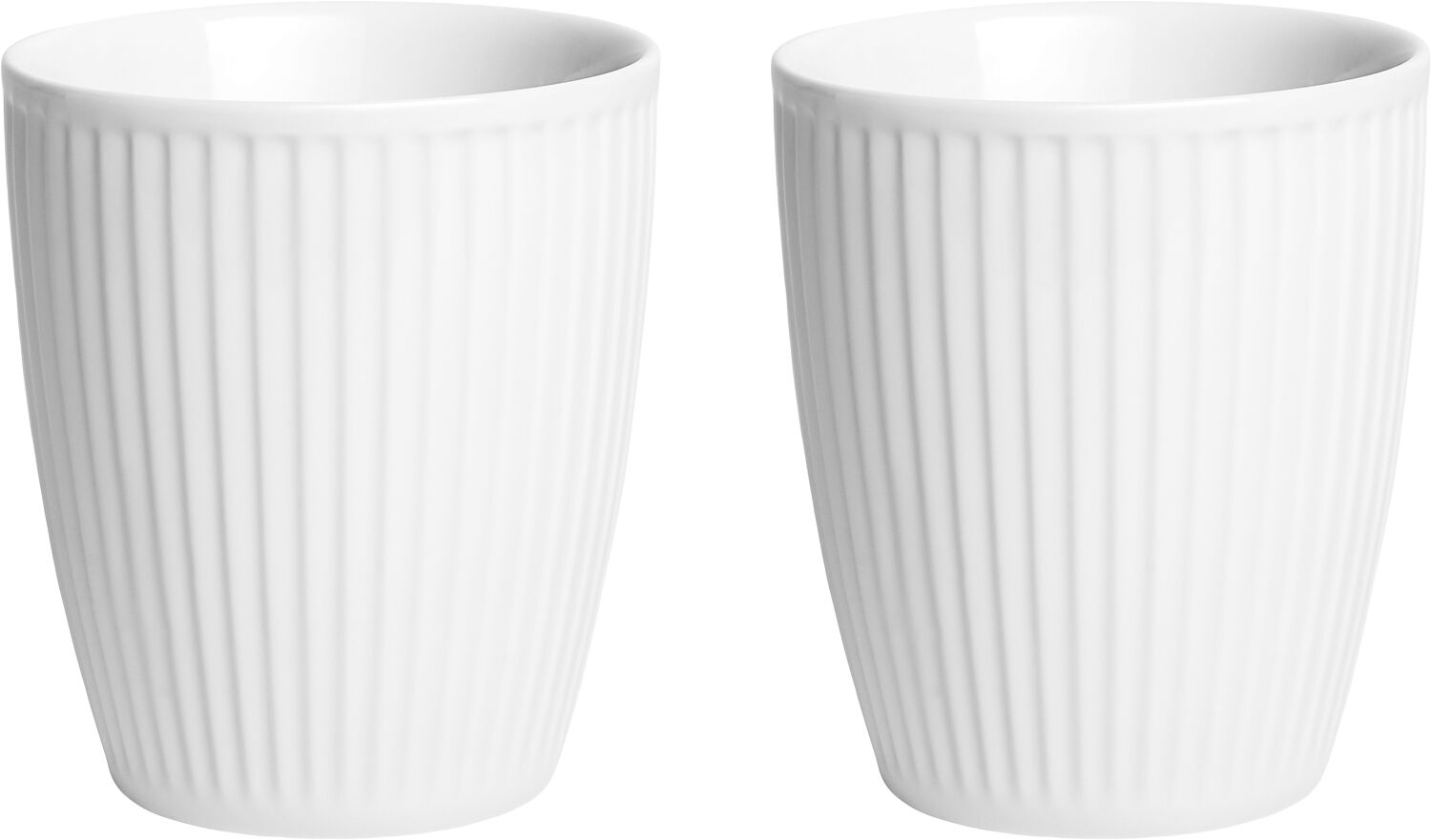 Termokrus Pliss&eacute; 8 cl 6 x 7 cm 2 stk. Hvid