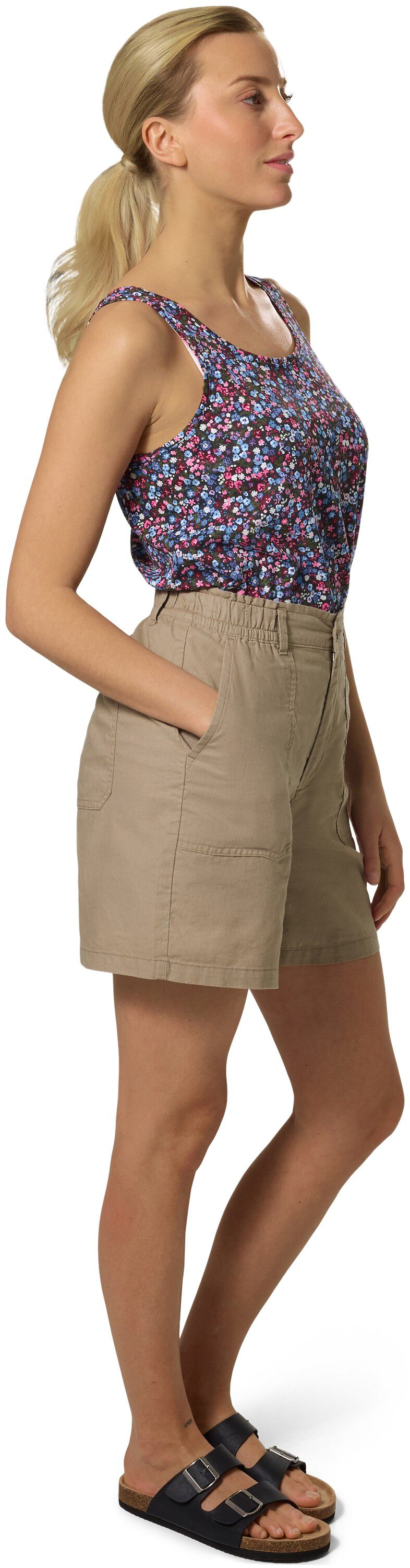 Casual Slub Linne Tanktop