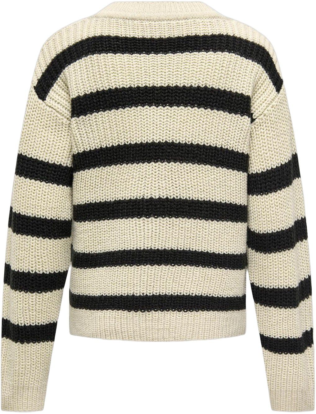 KOGJUSTY L/S STRIPE PULLOVER KNT NO