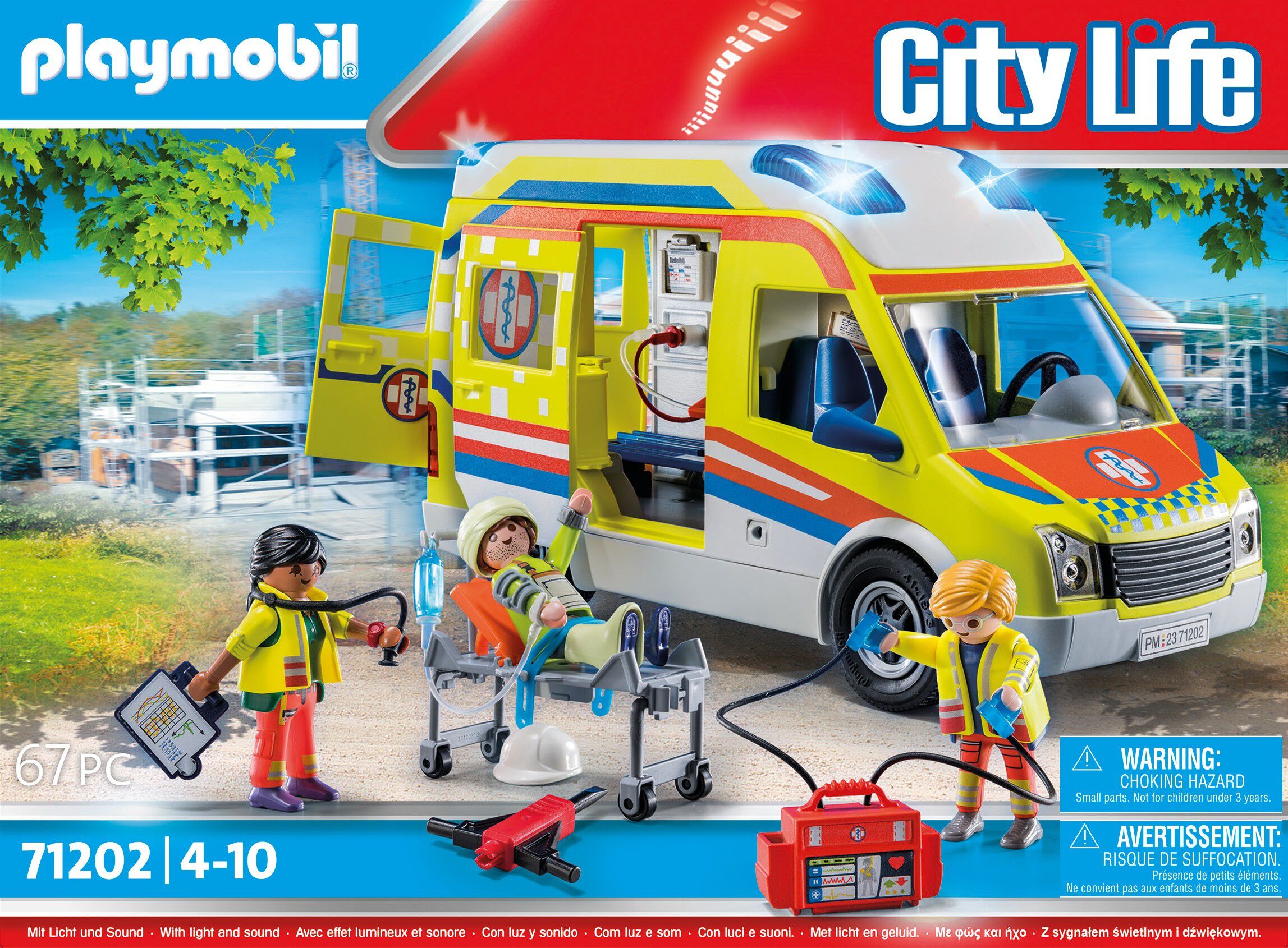 Playmobil Ambulance with light and sound