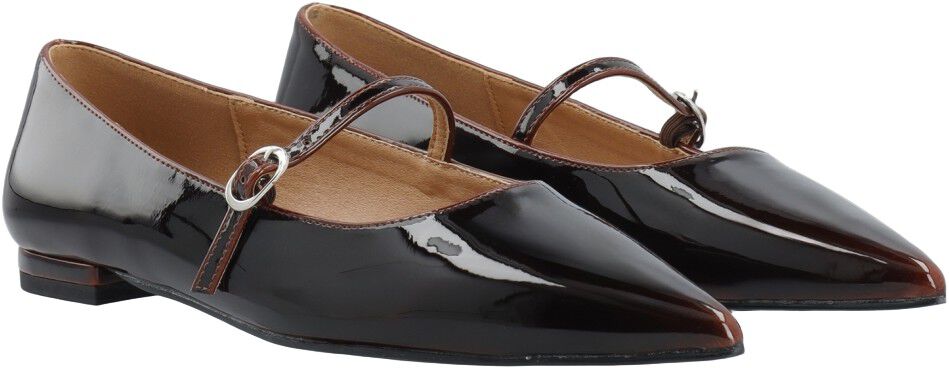 BIABARI Mary Jane Faux Leather