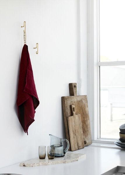 Wall Hook, Matt Gold, Large