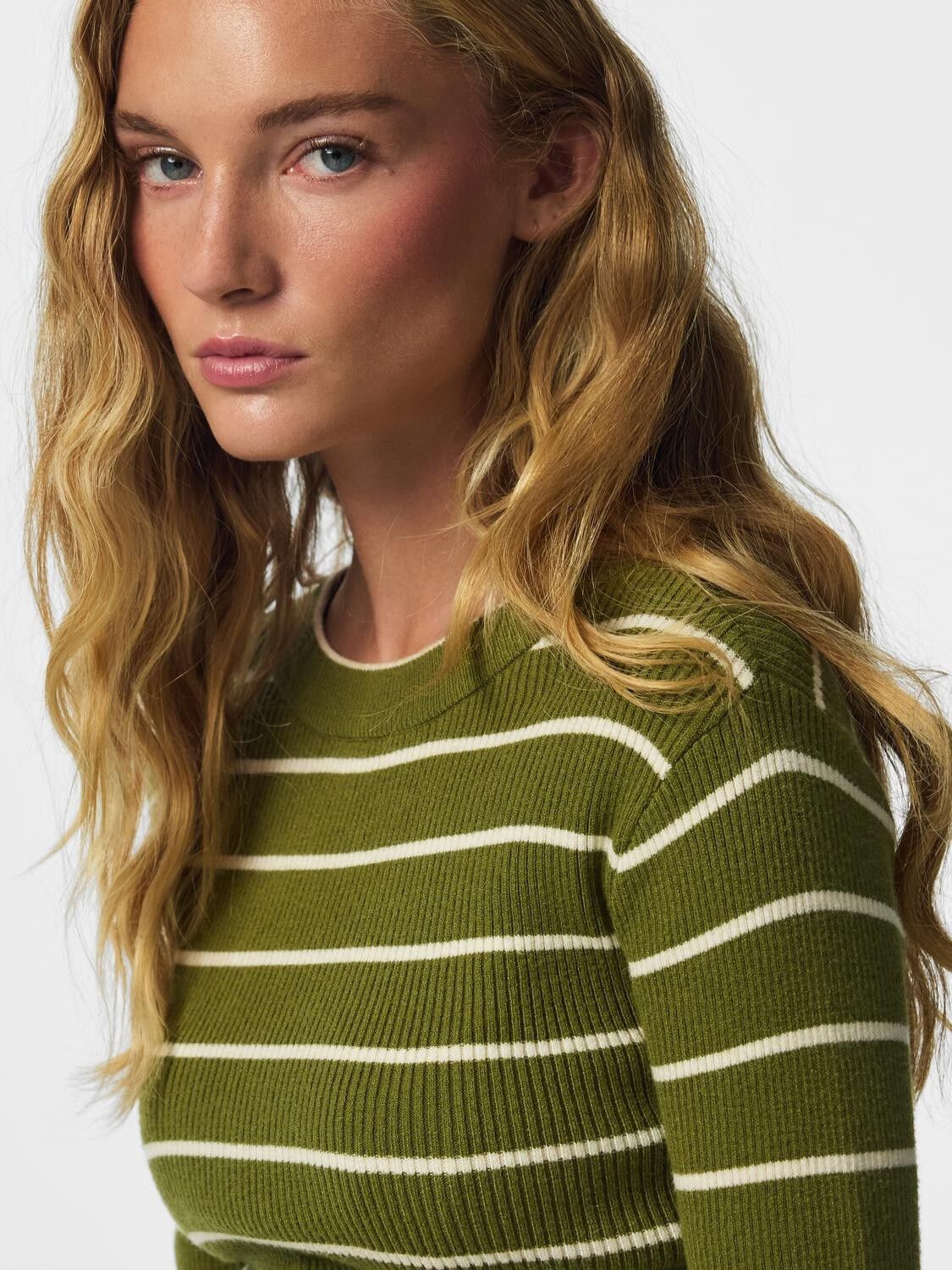 Pcmira New Ls O-Neck Knit Noos Bc