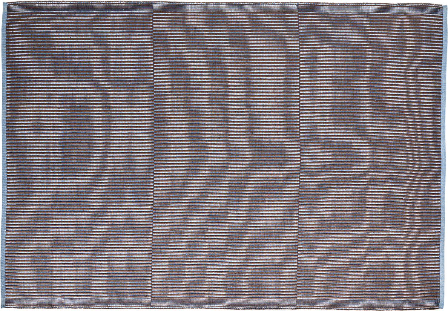 Tapis-170 x 240-Chestnut and blue