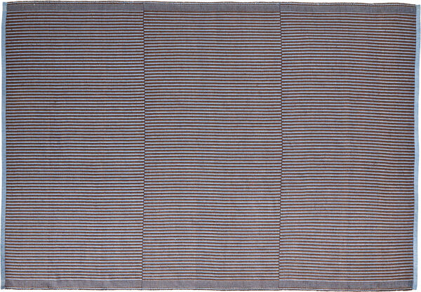 Tapis-170 x 240-Chestnut and blue