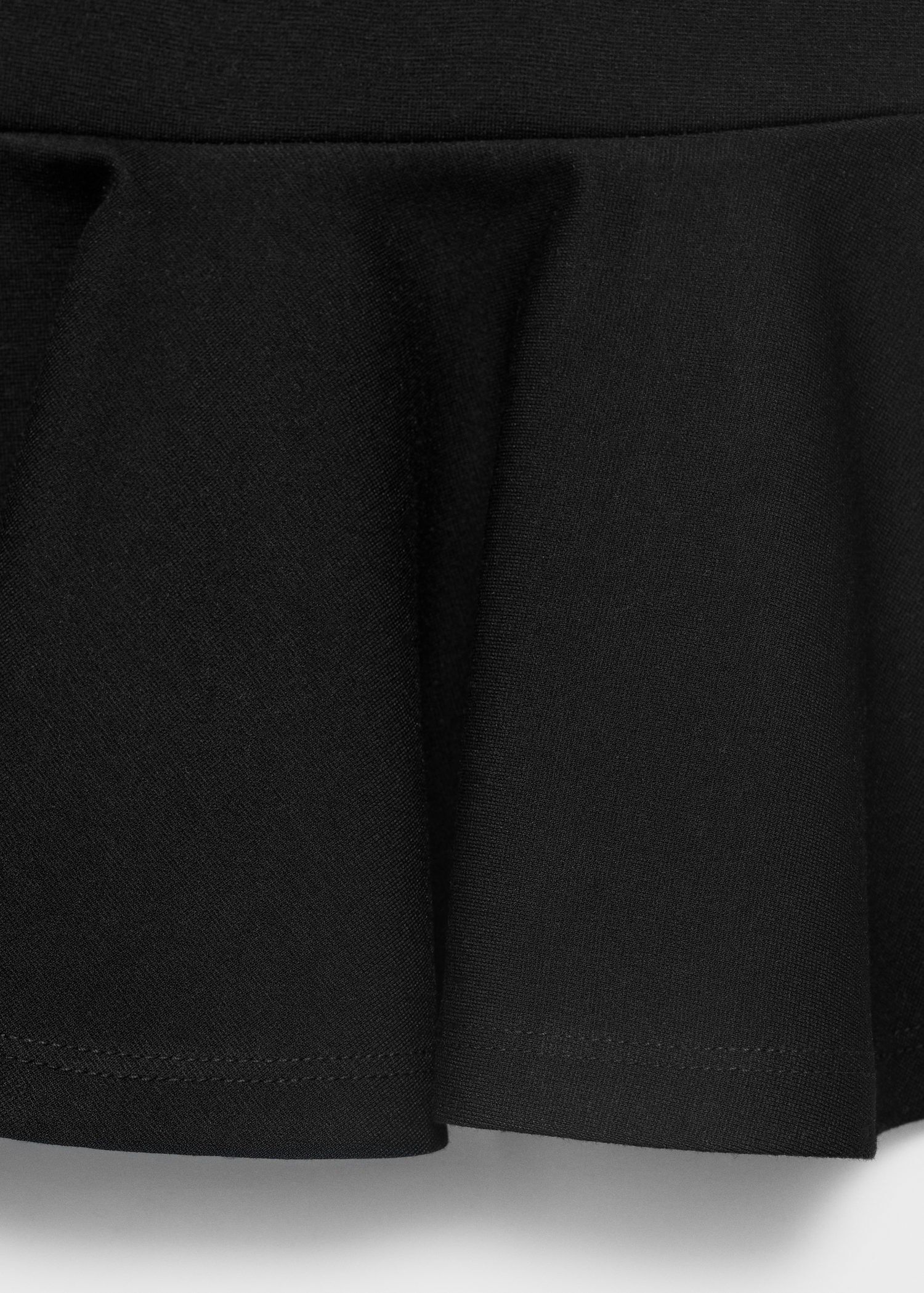 Strapless peplum top