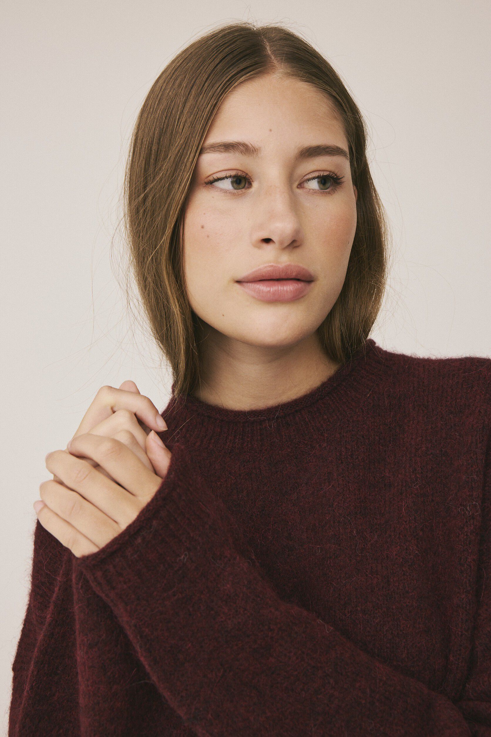 Cindi 9 Striksweater - Alpakamix RWS