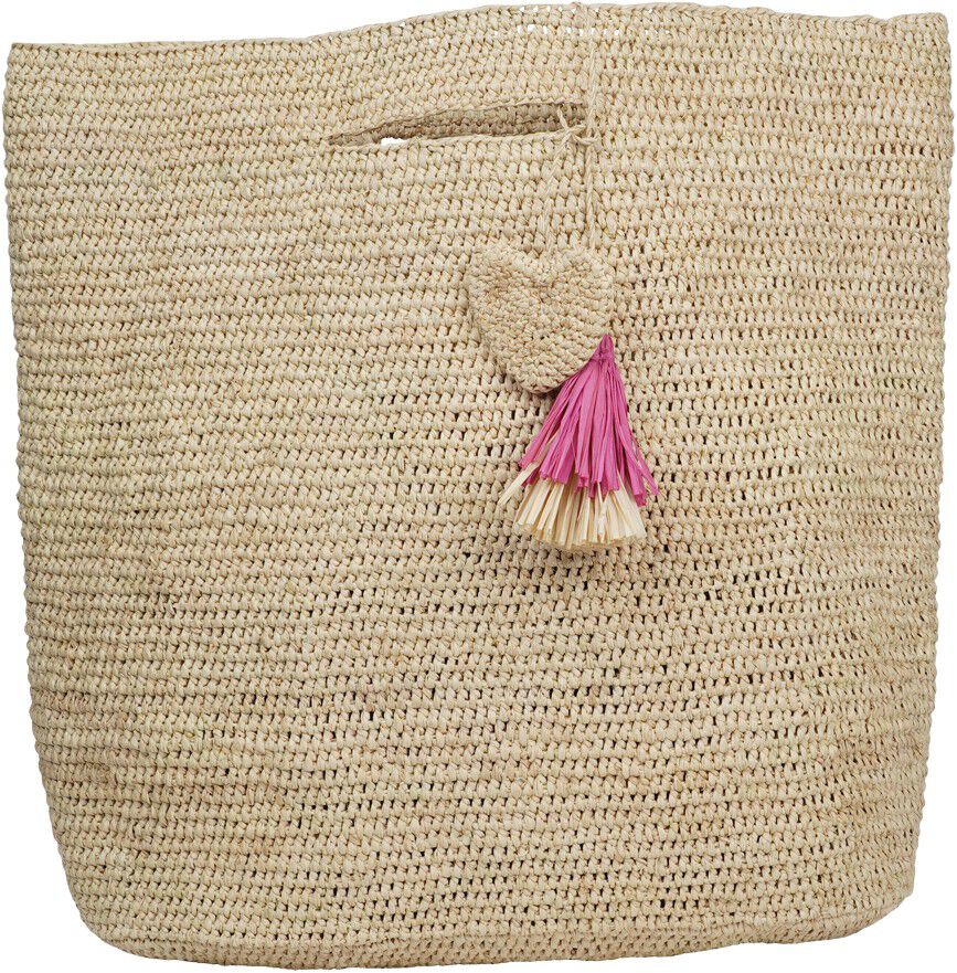 TACCU - RAFFIA TOTE BAG - H40 X W37 X D17