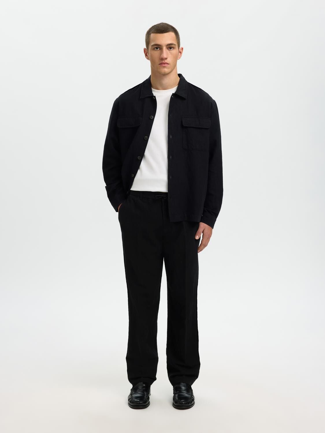 SLH196-STRAIGHT LEROY LINEN BLD PNT