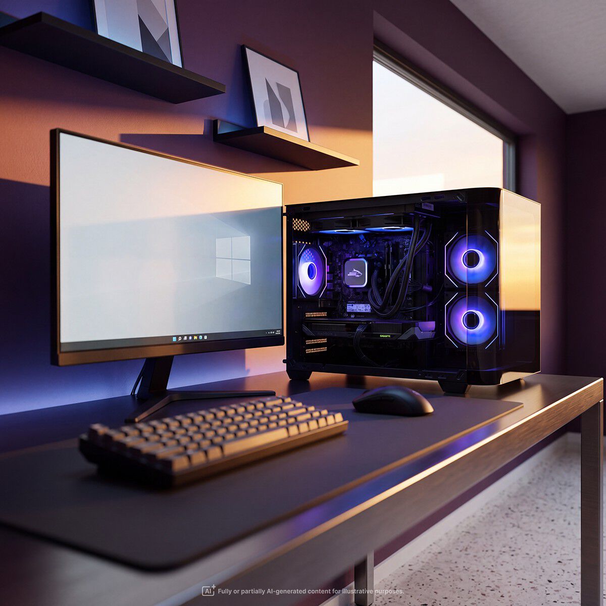 RGBeast Mini R500 - 9060XT Gaming PC
