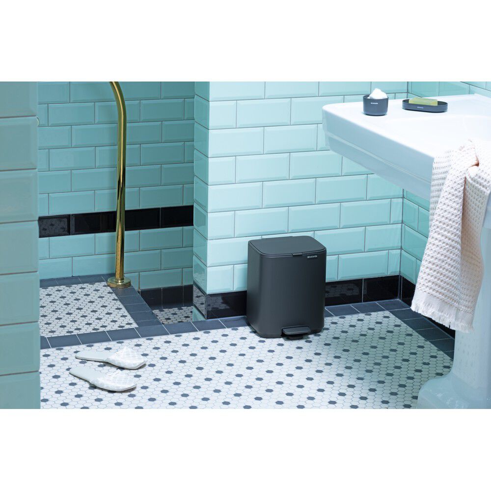 Bo pedalspand 7 ltr. - Mineral Infinite Grey