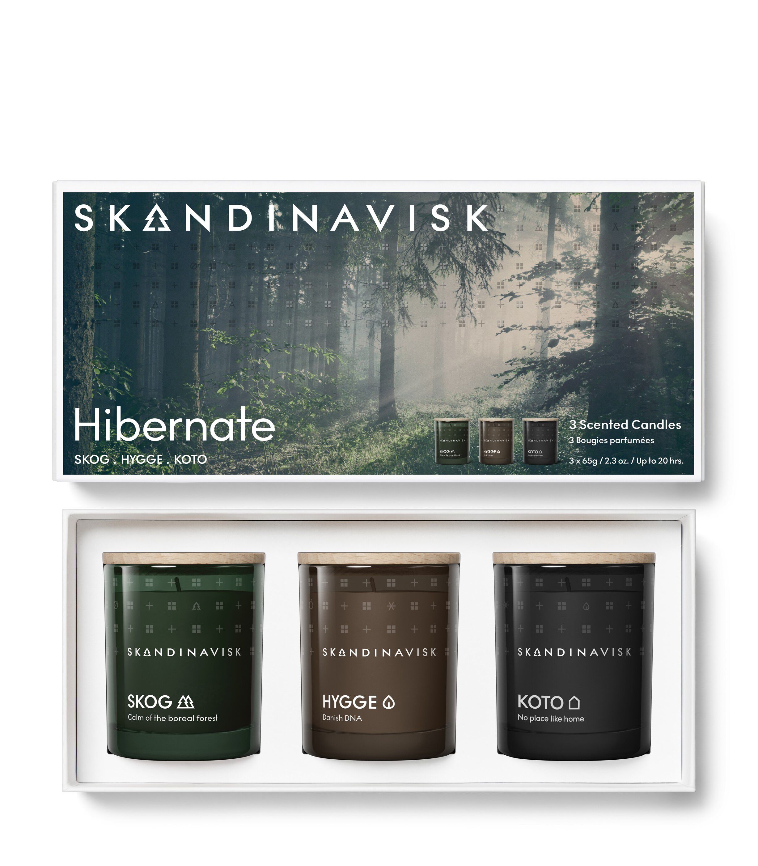 HIBERNATE GIFTSET 3 MINI CANDLES