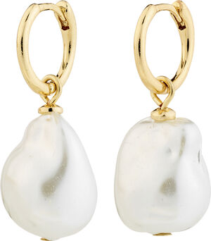 SKY pearl earrings gold-plated
