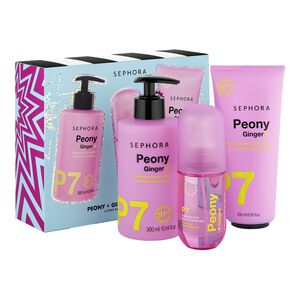 Peony + Ginger Bath & Body Set? - S&aelig;t med kropspleje