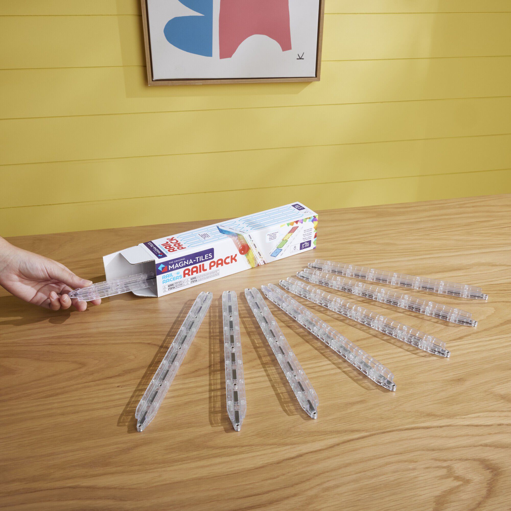 MAGNA-TILES, Rail Pack, 8 pcs