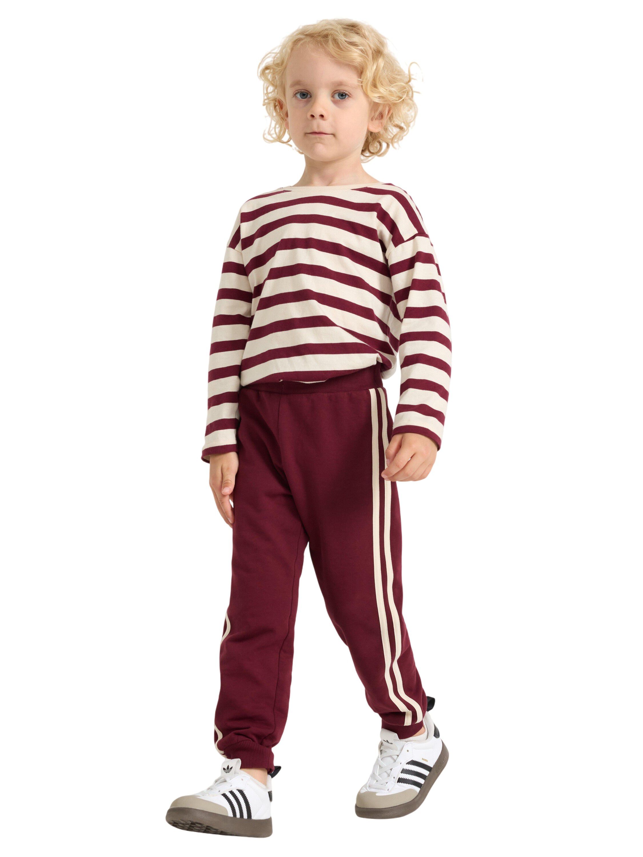 Bekv&auml;ma mjukisbyxor i bomullstrik�