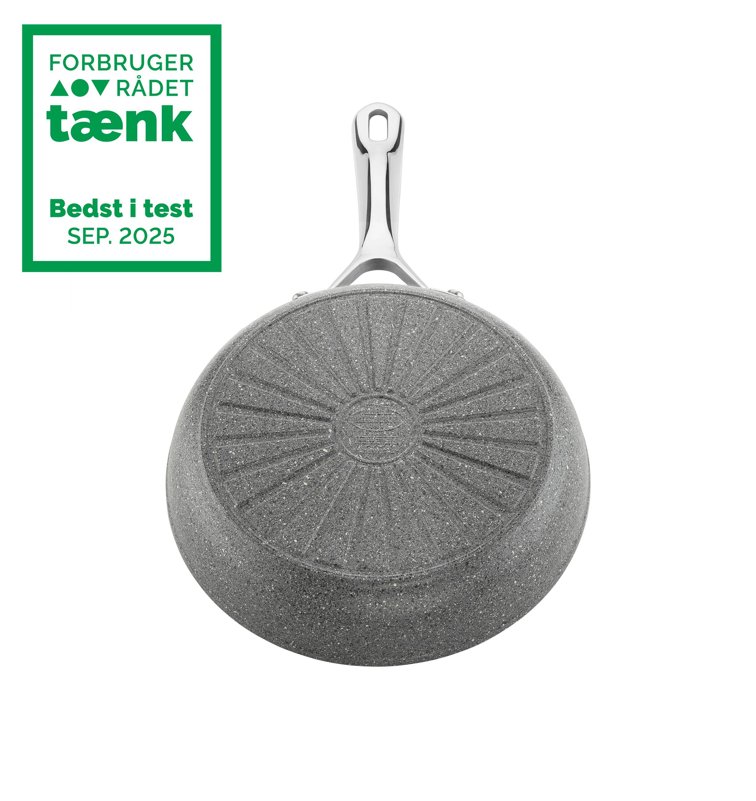 Salina Ceramic Stegepande, 32 cm, Aluminium, Titanium forst&aelig;